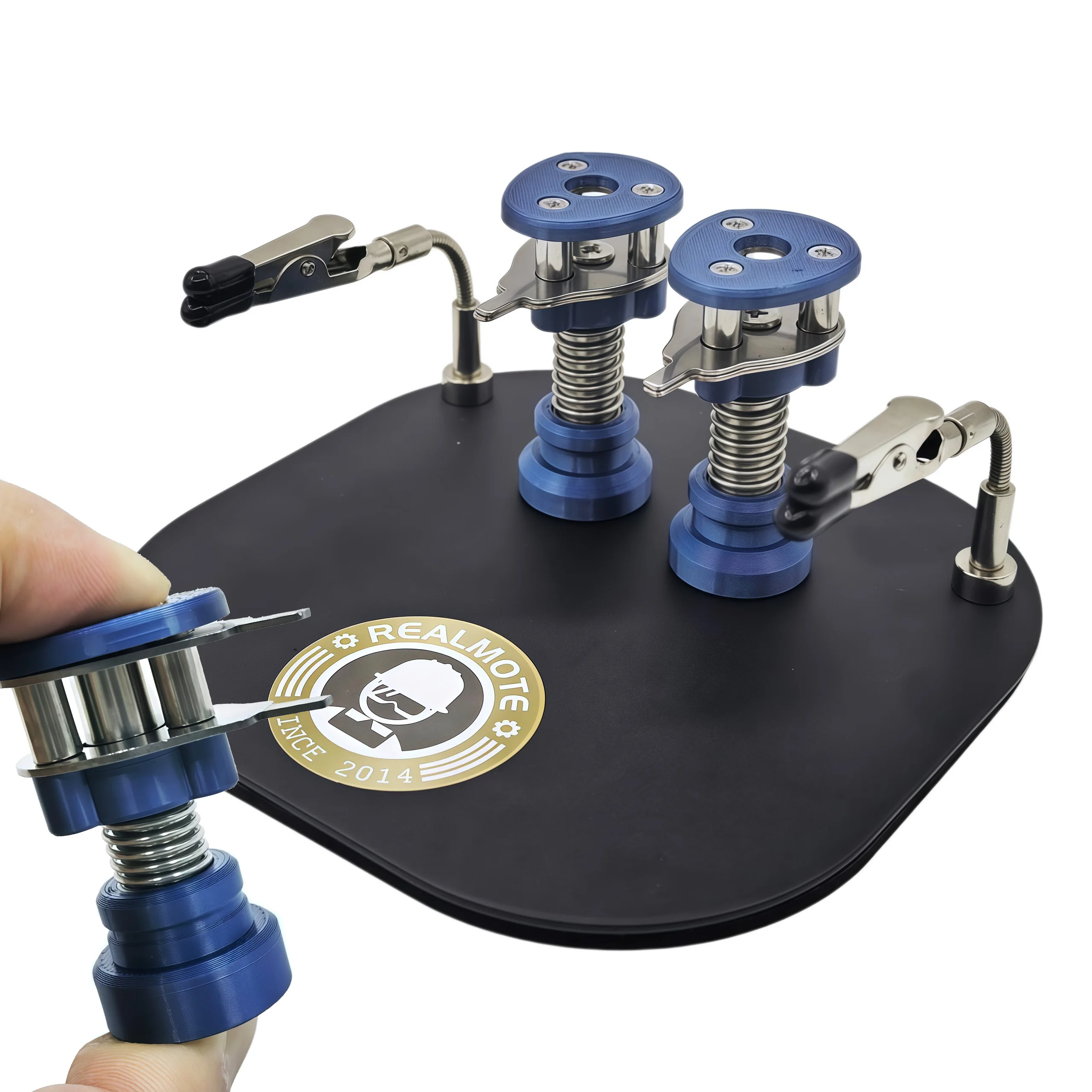 Image of Magnetische Dritte Hand zum Löten, 3D-gedruckter Federclip, PCB-Halter, flexible Arme, Elektronik-Reparatur, DIY-Schmuck, Eisenbasis
