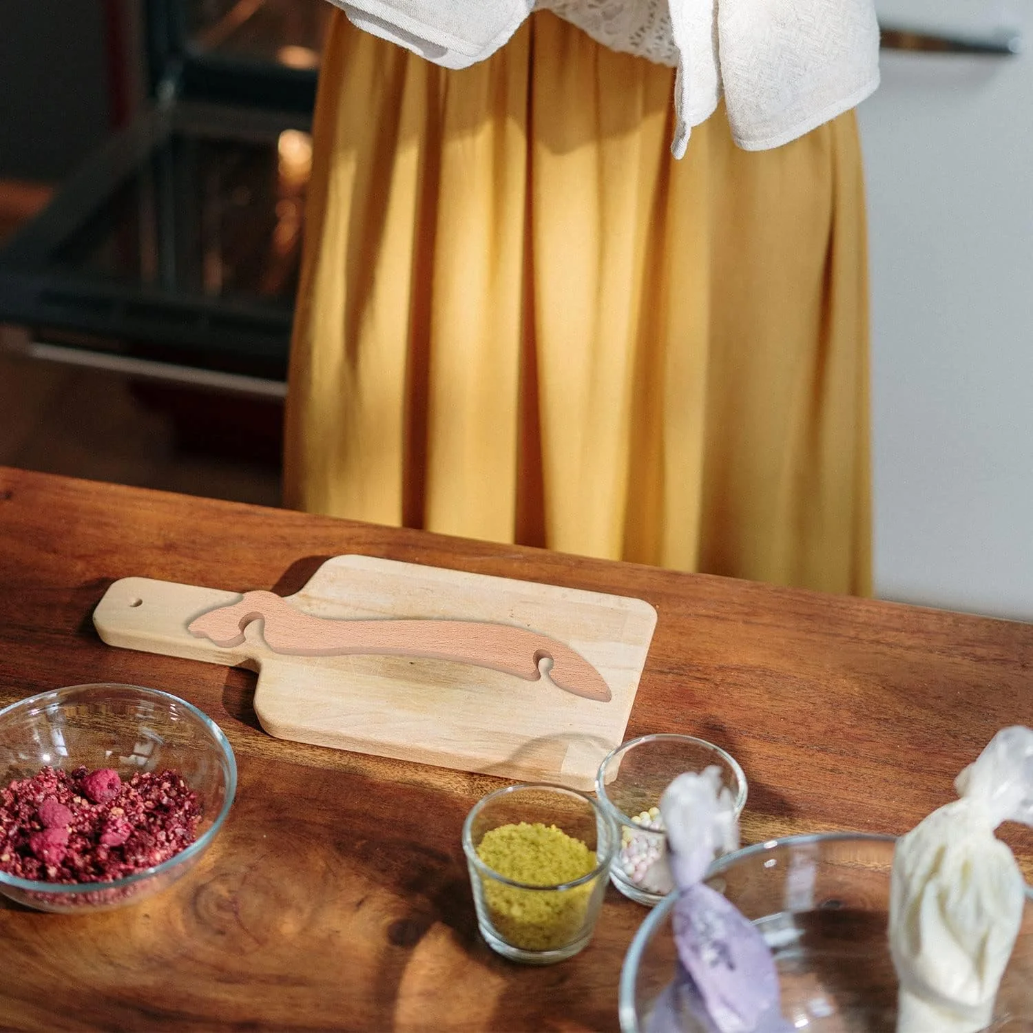 

Деревянный съемник стойки для духовки, практичный съемник духовки, толкатель для духовки, инструмент для фритюрницы в духовке, предотвращает ожогов, выпечка, кухня Ap