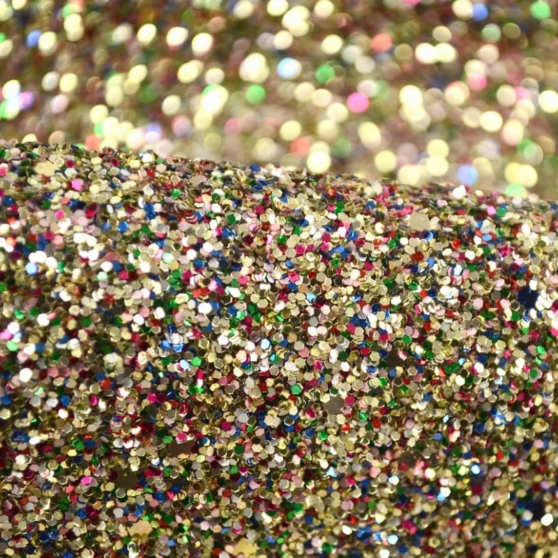 Sequin Fabric Bronzing Tightly Stiffened Dress Designer Wholesale Cloth for Diy Apparel Sewing Meters Material