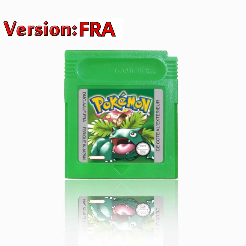 Pokemon 16 Bit Video Game Console Cartridge GBC Game Card Pokemon Series Blue Crystal Gold Green Red Silver Yellow USA Version image 3