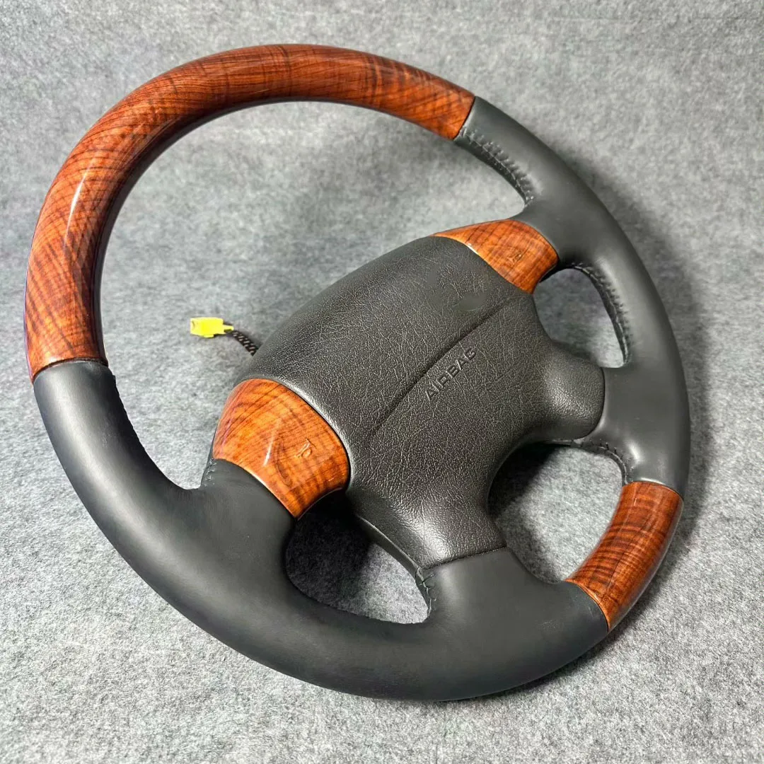 Steering Wheel Wooden For VW Volkswagen Golf Mk3 Jetta Mk3 Passat B4 Polo