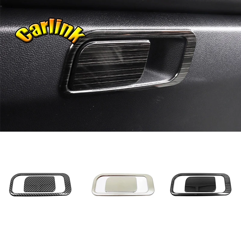 

For Haval H6 3rd Gen 2021 2022 Stainless steel Car Glove box handle patch trim frame co driver sticker interior accessories