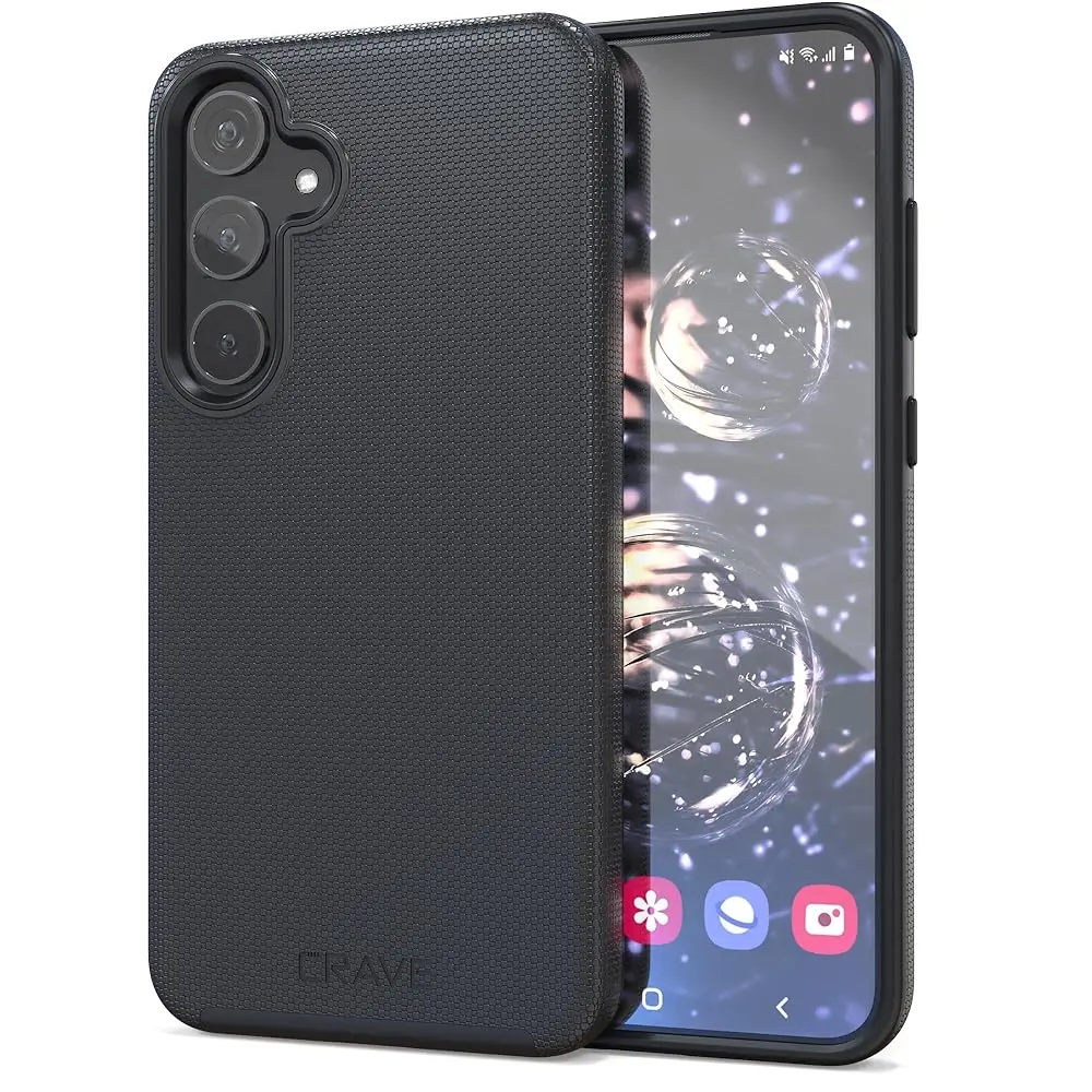 for Samsung Galaxy S24 Plus Case, Shockproof Protection Dual Layer Case for Samsung Galaxy S24 Plus (6.7 inch) - Black