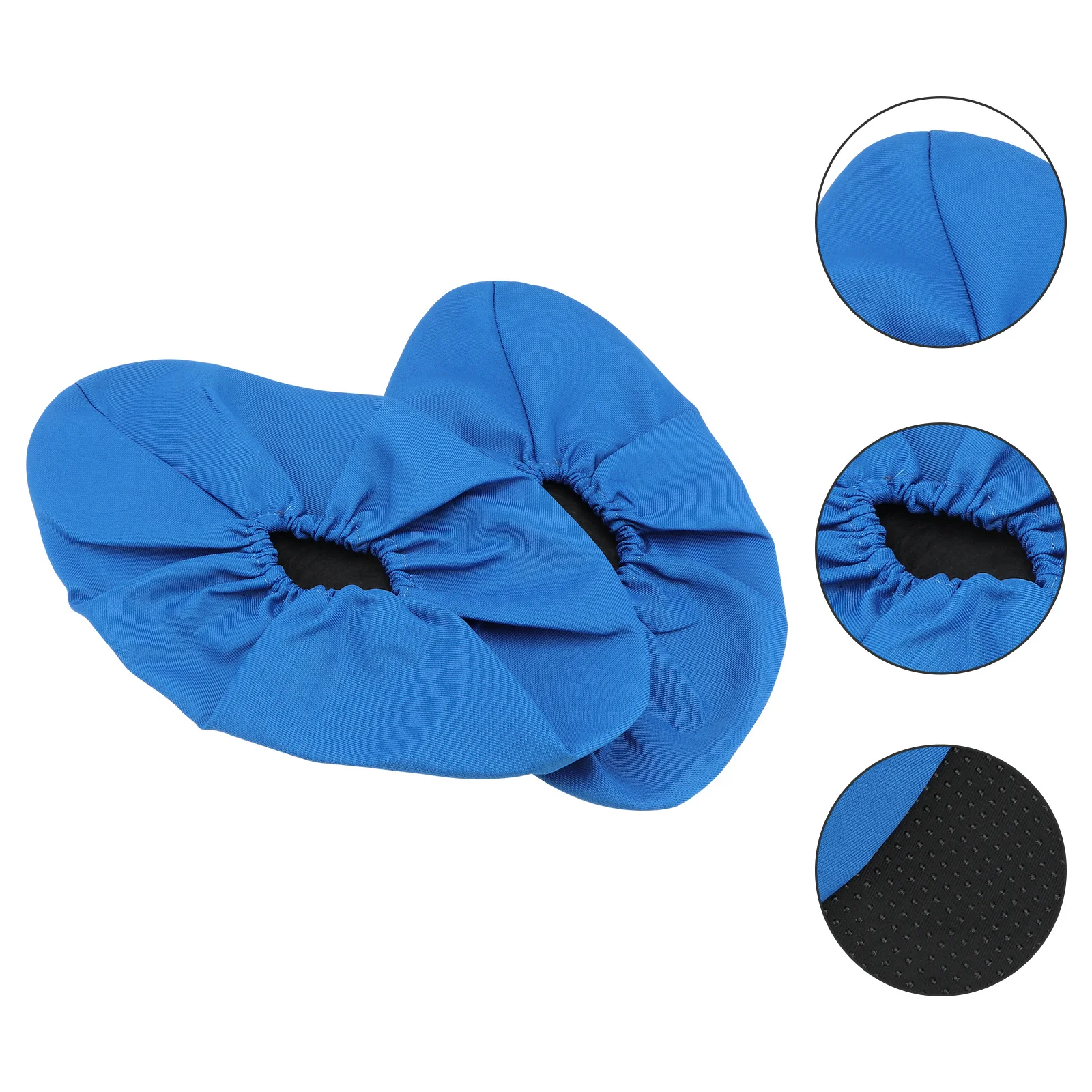 

3Pairs Anti-Slip Washable Shoe Covers Heavy-Duty Cloth Protective Cases for Indoor Outdoor Use Non-Skid Breathable Easy Carry