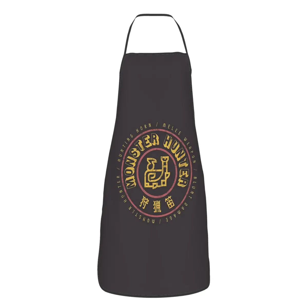 Monster Hunter Hunting Horn Aprons Chef Cuisine Tablier Waterproof Bib Kitchen Cleaning Pinafore for Women Men Painting