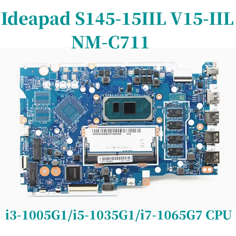 

GS44D/GS54D NM-C711 для Lenovo Ideapad S145-15IIL V15-IIL Материнская плата для ноутбука с процессором i3 i5 i7-10th Gen 4 ГБ ОЗУ DDR4 100% тест