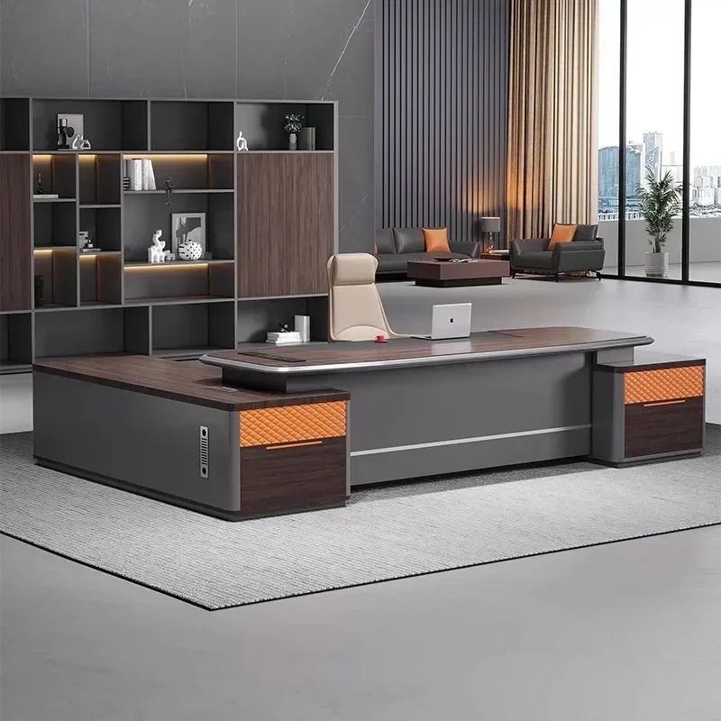 

Роскошный стол начальника Premium Durable Light, простой современный стул, офисный стол и стулья для человека