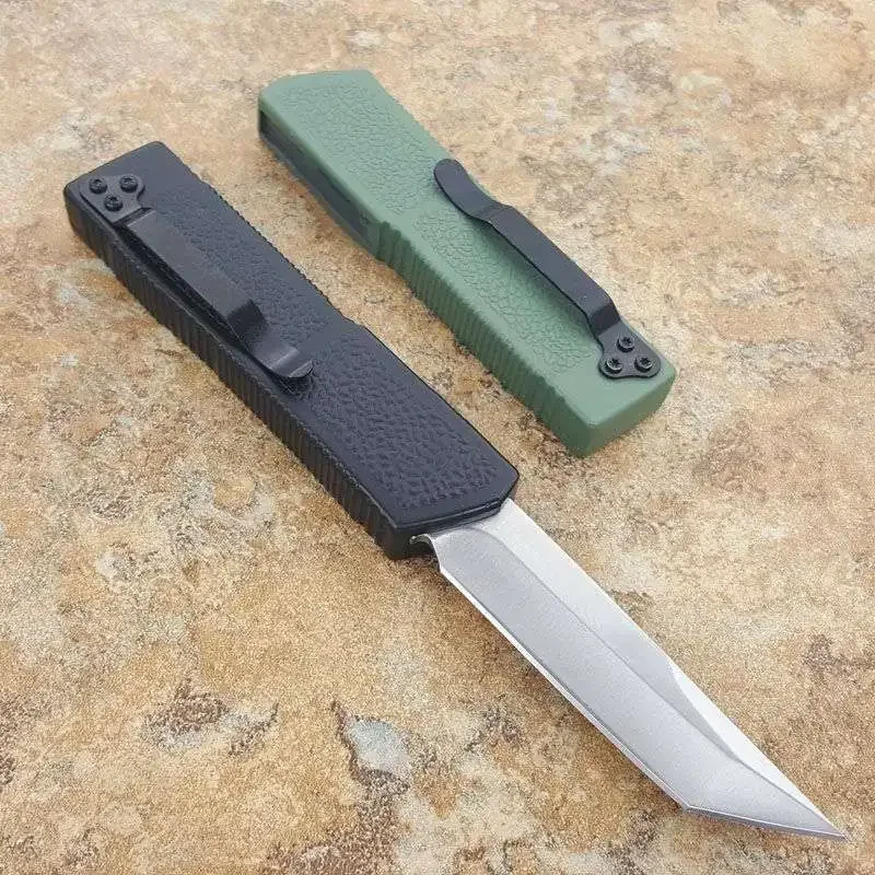 3 Colors Lightning Dual Action 440 Blade Tactical Folding Fixed Blade Knife Pocket Hunting Camping EDC Survival Tool Knives