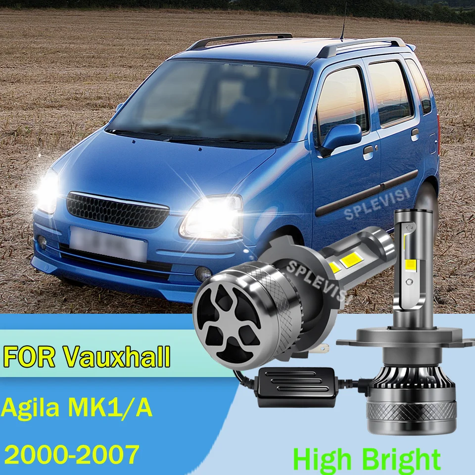 

2 шт. H4 простой в установке турбо-фара с высоким люменом 6000K CSP для Vauxhall Agila MK1/A 2000 2001 2002 2003 2004 2005 2006 2007