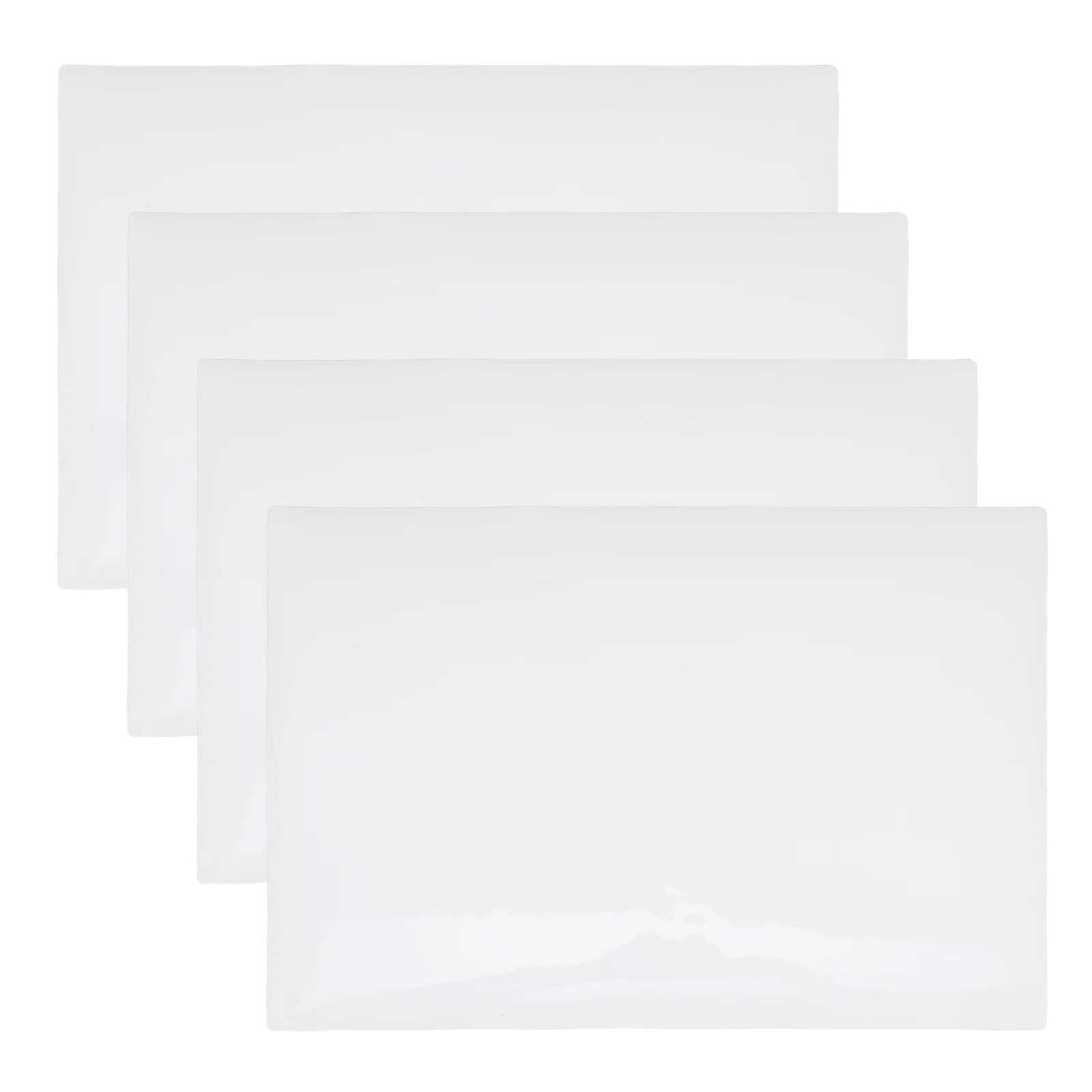 

4pcs Reusable Dry Erase Whiteboard Sticker Reusable Whiteboard Stickers Blank Graffiti Wall Decals Erasable Drawing Boards Decal