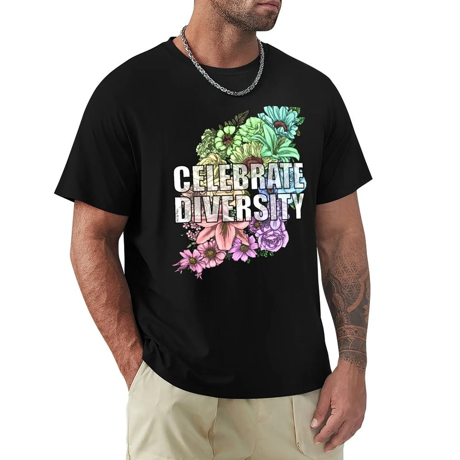 Celebrate Diversity 2023 T-Shirt Soft Cotton Print T-Shirt
