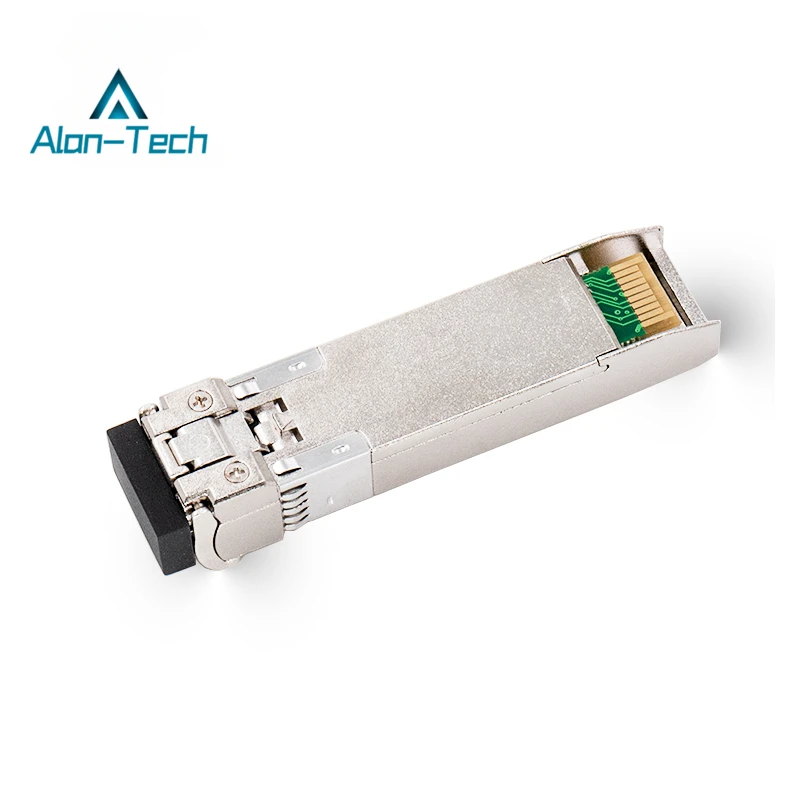 ตัวรับส่งสัญญาณออปติคอลโมดูลตัวรับส่งสัญญาณ J9151D SFP + 10G LR 1310nm 10KM แบบคู่ LC SMF DDM DFB 1310nm โหมดเดียว