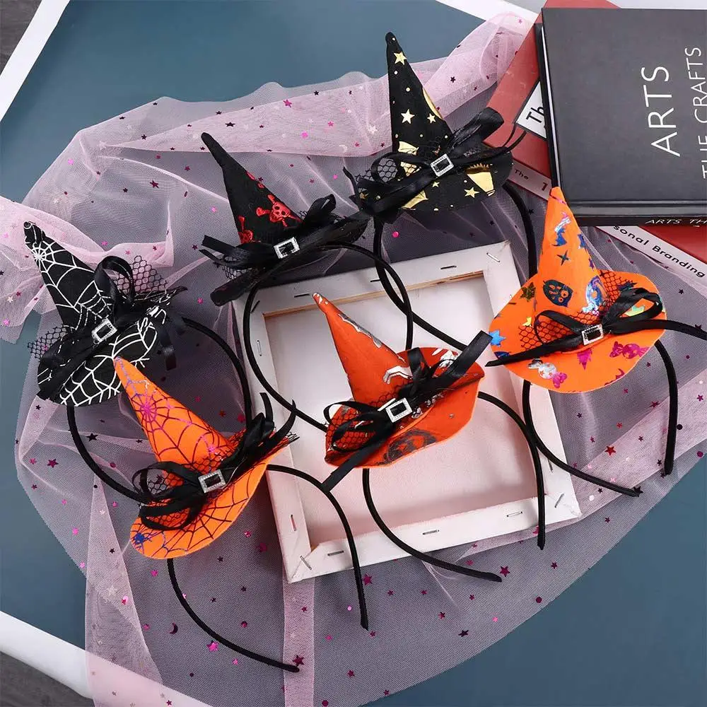 Pumpkin Halloween Gift Cartoon Cosplay Party Props Hair Accessories Halloween Headwear Children Headband Halloween Hair Hoop