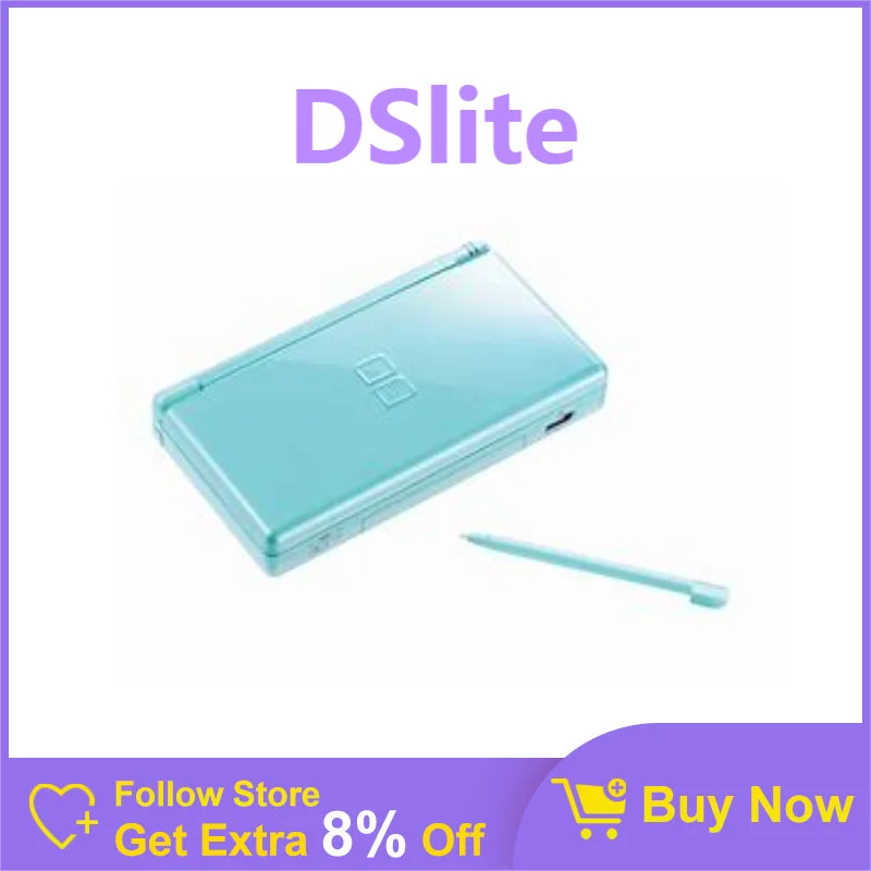 Original Used For DSlite Game Console For DSlite Palm game With to configure R4+64GB memory card/ Including 4600 free games