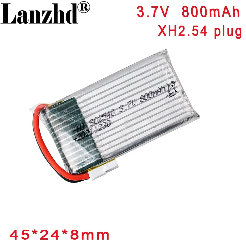 ドローン用リチウム電池,x5c航空機用,x5sw,高倍率,付属品,902540, 3.7v,800mah