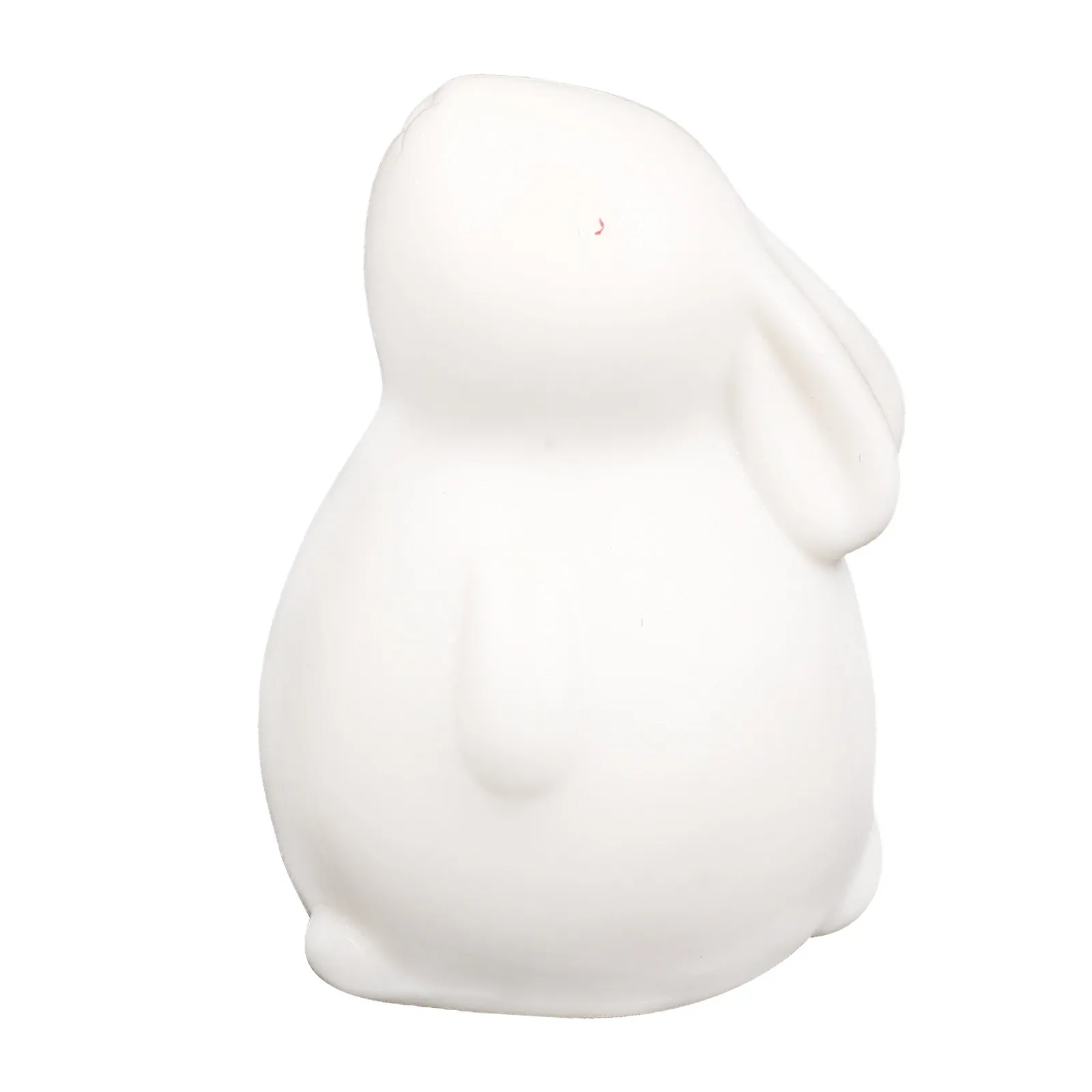 Ceramic Rabbit Statue for Year of the Rabbit – White Bunny Desktop Decor, Tea Pet & Micro Landscape Ornament