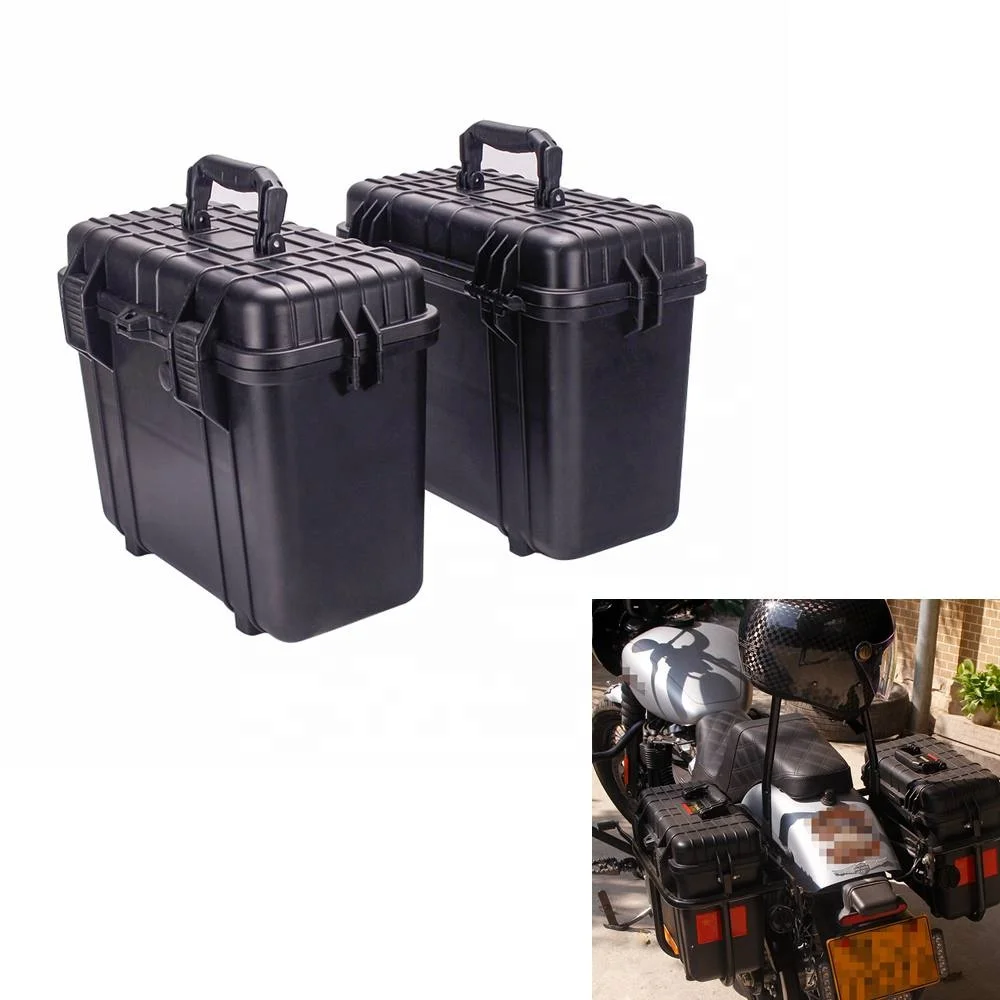 

Universal Motorcycle Side Box Luggage Side Cases Saddle Bag Luggage Pannier Cargo Box