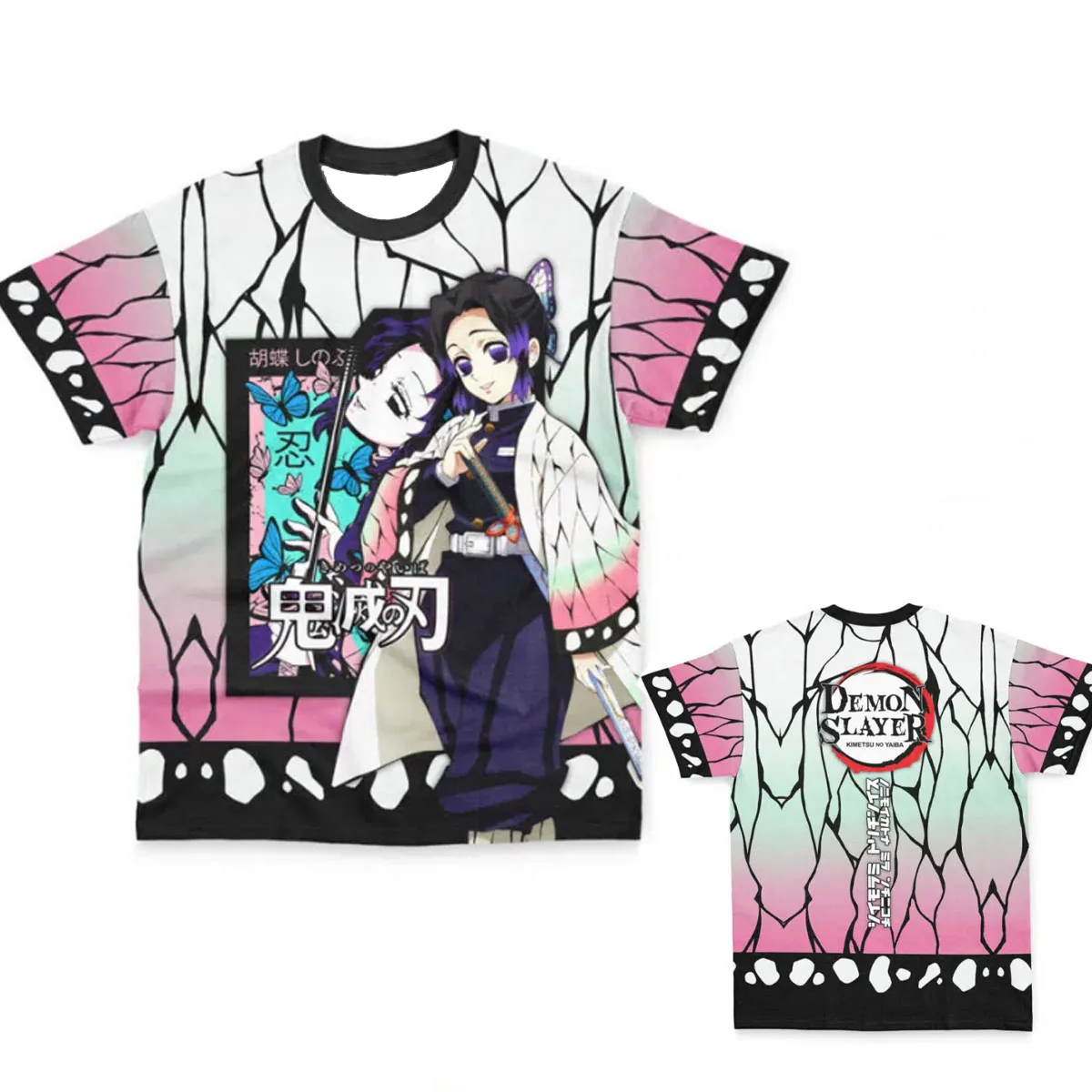 

Shinobu Kocho Strikes! Demon Slayer-Themed Trendy Breathable training Jersey Tee—An Anime Fan’s Fiery Code 2025 Summer Unisex!