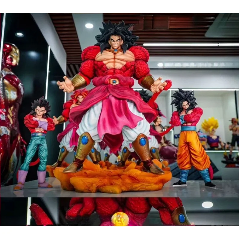 

Фигурка аниме (Dragon Ball) 51 см Super Saiyan 4 Broly, модель из ПВХ, Коллекционная подарочная игрушка