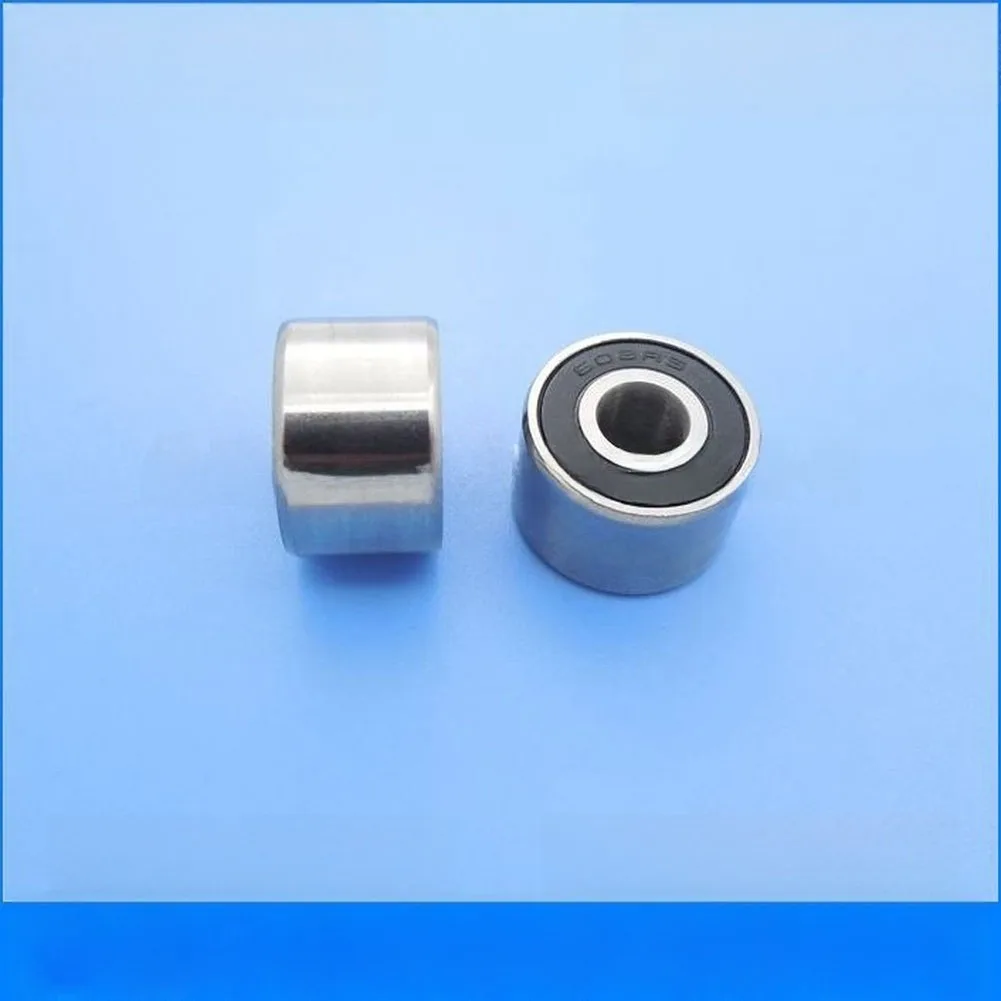 Bearing 608W14 2RS 8 mm x 22 mm x 14 mm Double Sealed Steel Ball Bearing for Textile Equipment and Electric Motors