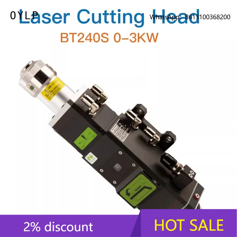 

OYLP BT240S 0-3KW Laser cutting head Manual Focusing for QBH Metal Laser Cut FIber Laser Cutting Machine F125MM/F155MM/F200MM