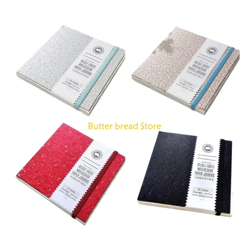 

W89C Альбом для рисования акварелью в твердом переплете для художников, рисующих 24 листа бумаги 300GSM