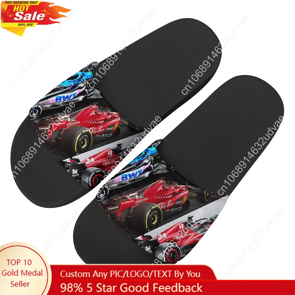 

One Racer Lando Norris Racing pattern Slippers Mens Womens Home Water Shoes Customized slippers