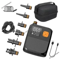 Wireless portable electric air pump with touch screen, tourist on-site inflator, kayak, wind wing, SUP, 8000mAh