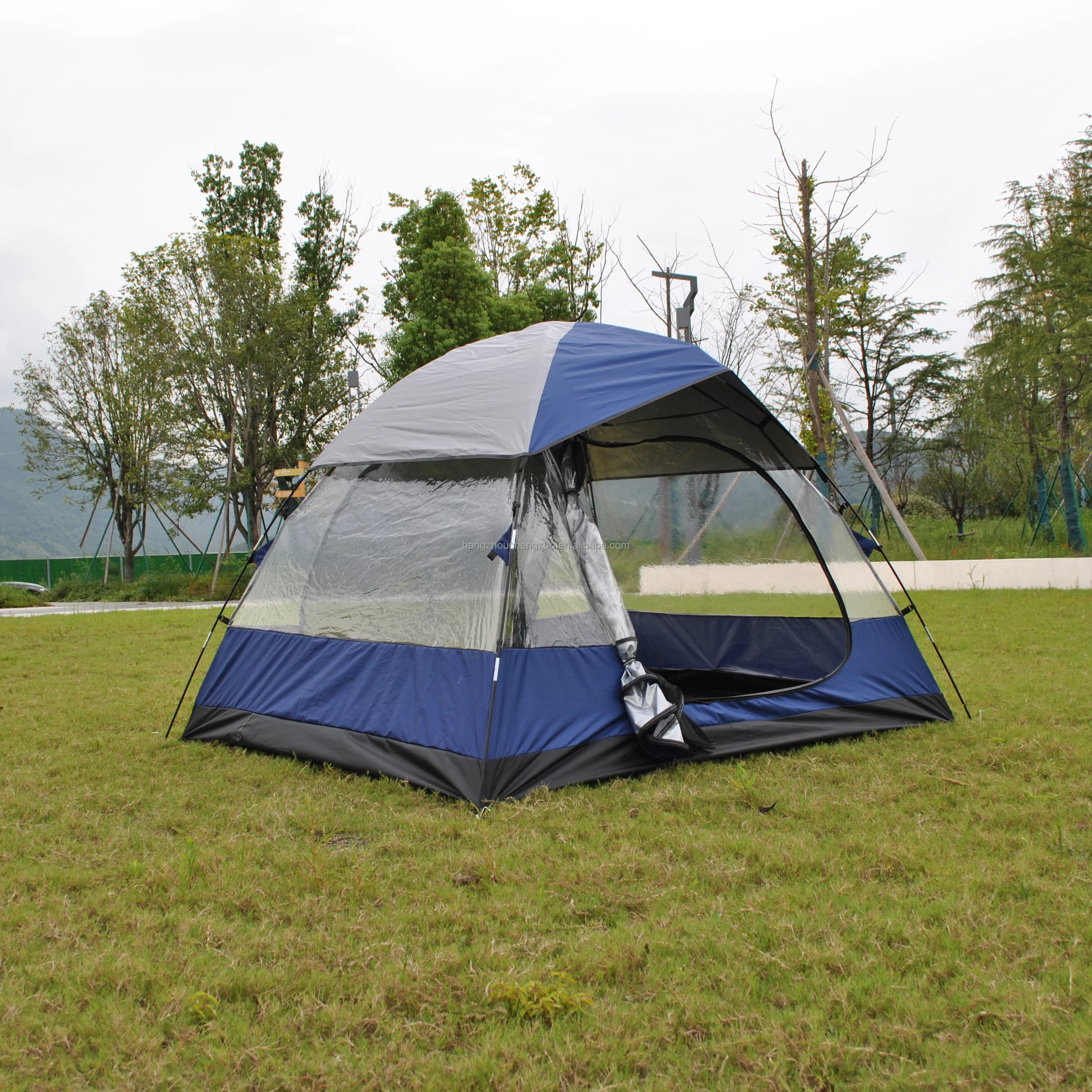 

4-Person PVC foam tent - large oversized weathering cabin - cold-proof camping tent - winter tent, transparent tent