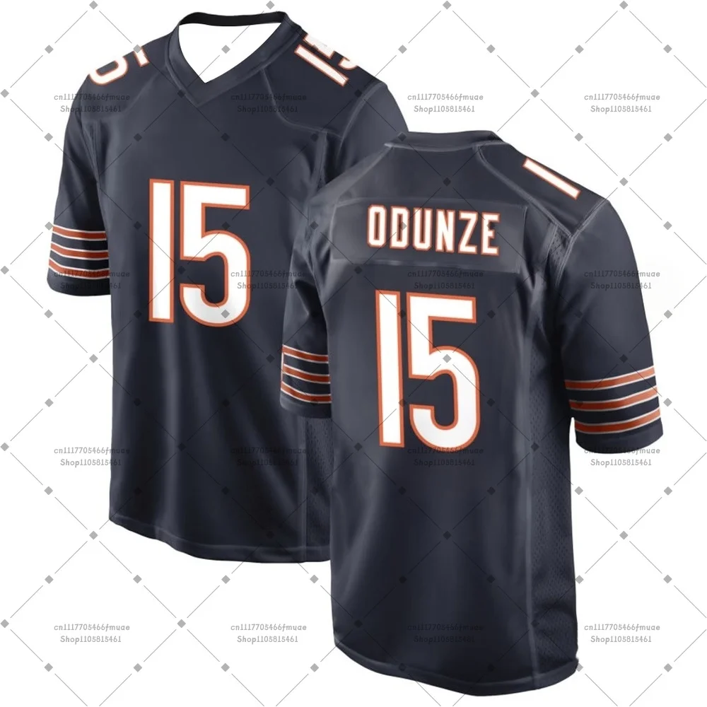 2026 Chicago Williams #18 Rome Odunze 15 Bears American Football Jersey Men Women Short Sleeve Mesh Breathable Quick-dry T-shirt