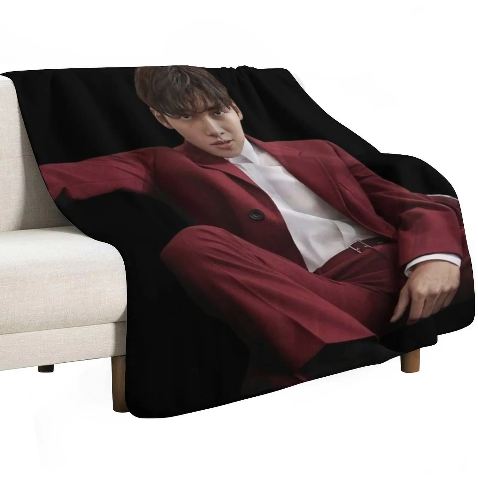 Ji chang-wook Throw Blanket Blankets Sofas Of Decoration Luxury St Flannel manga Bed blankets ands Blankets