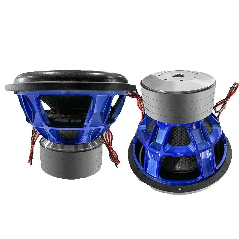 High Power 400 Ounce Magnet RMS 3000 Watt Car Subwoofer Dual 2 Ohm 15 Inch Car Subwoofer with Four Magnets