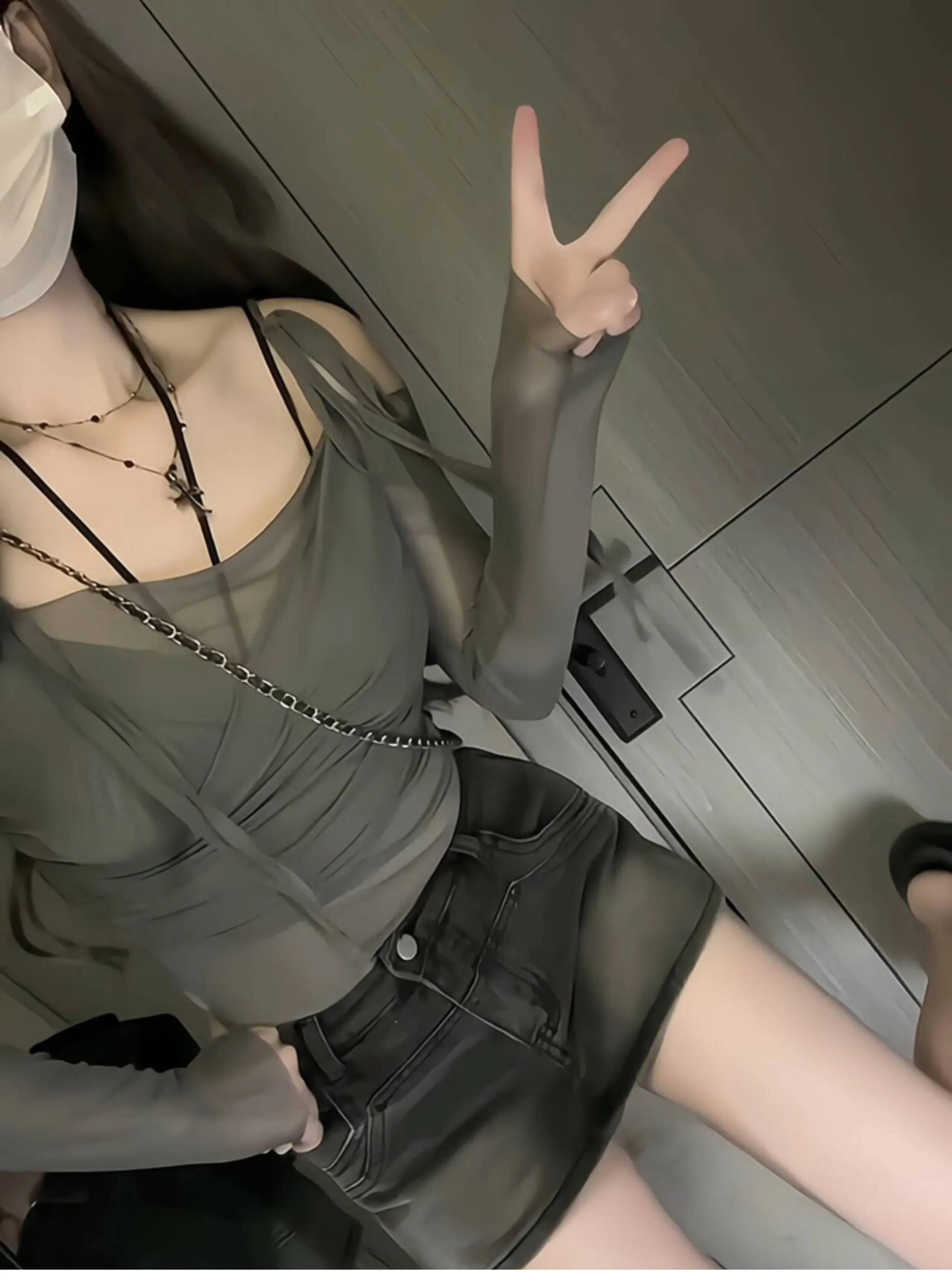 Solid Slash Neck Crop Tops Sexy Off Shoulder Straps Long Sleeve T-Shirts Slim Mesh Tees Y2K Streetwear Women