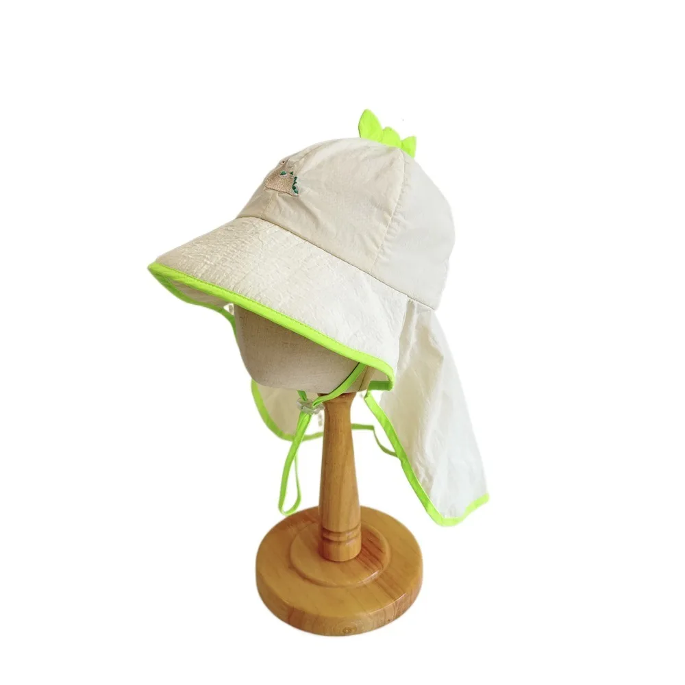 

New Large Brim UV Block Cap Lightweight Breathable Sunshade Hat Soft Fabric Beach Accessories Fisherman Hat Baby