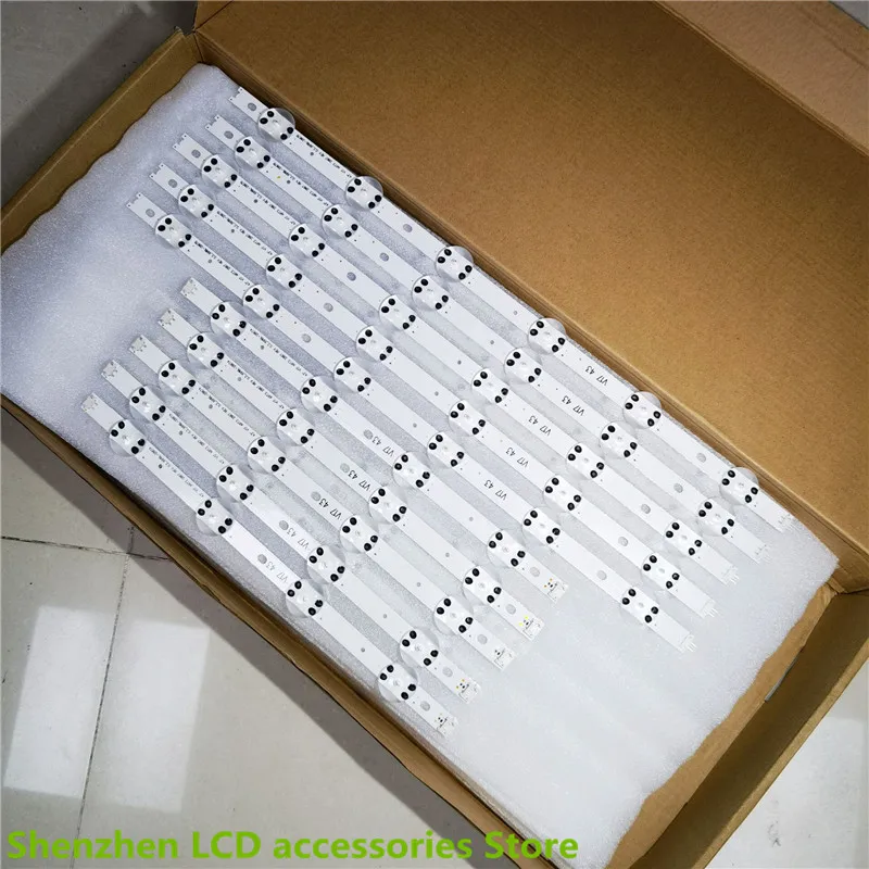 LED Strip For  43" TV 6916L-2867A 6916L-2867F 6916L-2867B 43UV340H E74739 43 V17 ART3 2867 REV0.3 1 100%NEW