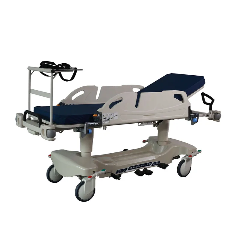 China Supply Medical Furniture Hydraulic Patient Emergency Transfer Ambulance Stretcher Trolley