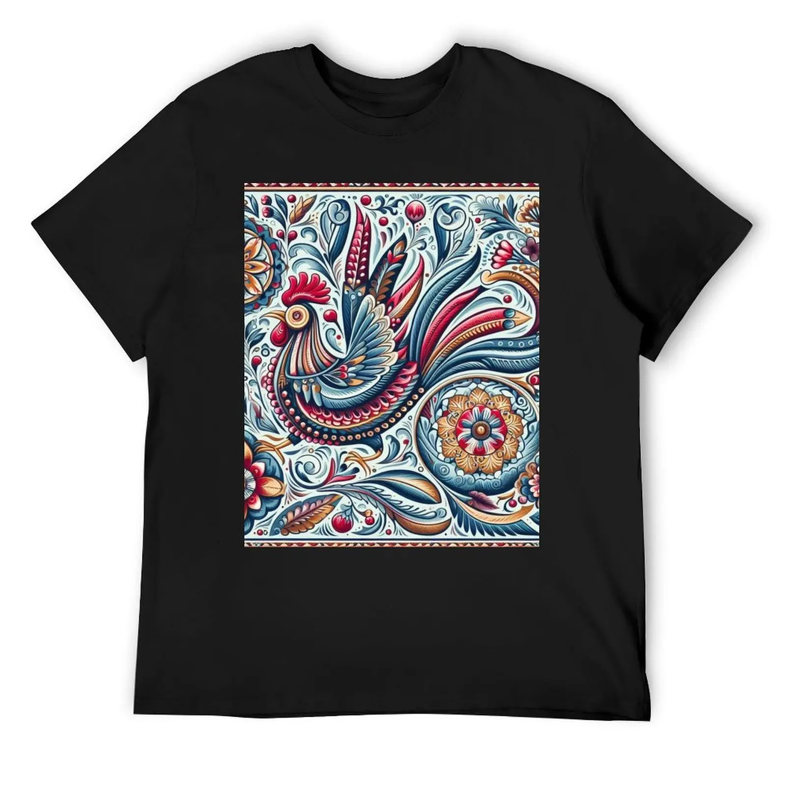 

The Most Colorful Rooster T-Shirt blanks Short sleeve tee cute tops fitted t shirts for men