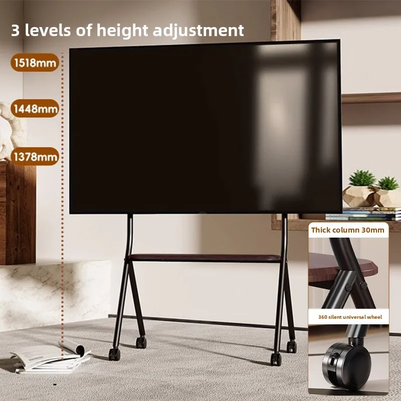 TV TV removível de 50/55/65 polegadas sem fio vertical push-pull TV de chão