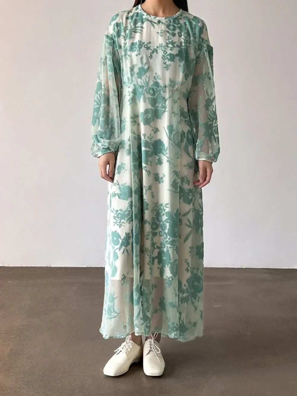 Robe Éducative en Velours à Manches sulfpour Femme, Tenue Élégante, Douce, Col Rond, Japon, Nouvelle Collection Automne 2025