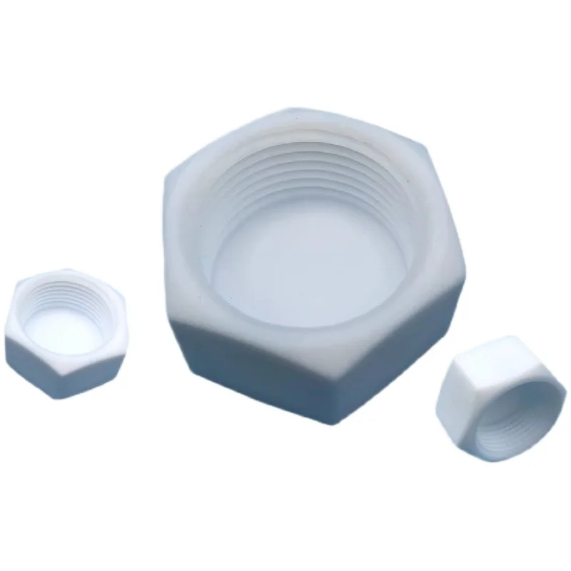 

1/4 "3/8" 1/2 "3/4" 1" BSP M12-M34 Торцевая заглушка из ПТФЭ с метрической внутренней резьбой для лаборатории