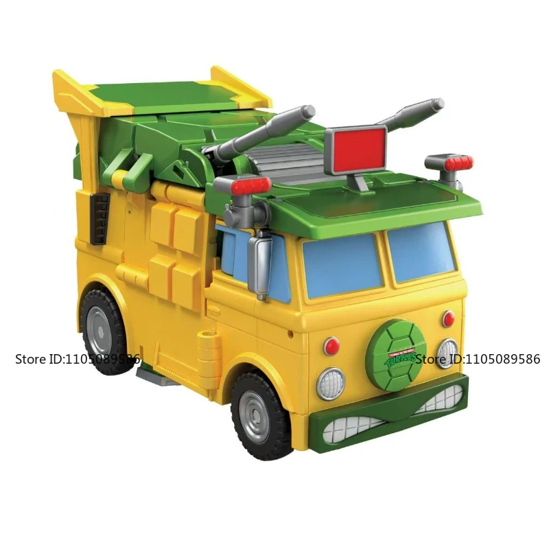 Novo local transformador limitado tmnt caixa original uma boneca móvel ornamentos de estúdio decorações figura brinquedo robô presente do feriado