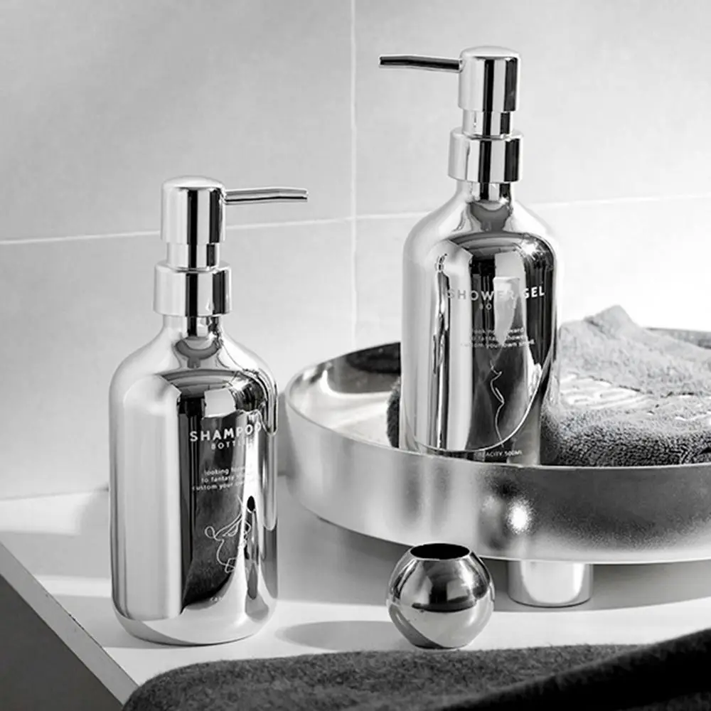 Cosmetic Bottle Bathroom Kitchen Accessories Refillable Shampoo Bottles Pump Bottle Toiletries Container Hand Soap Dispenser