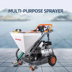 5000W 40L High Power Real Stone Paint Spraying Machine, Exterior Wall Putty Machine, High Pressure Paint Mortar Machine