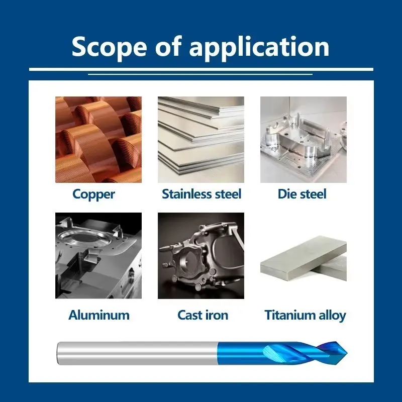 XCAN Carbide Spotting Boor 90D 2 Fluit Start Locatie Center Bit Pilot Gat Boor voor Metaal Roestvrij Gat Boren