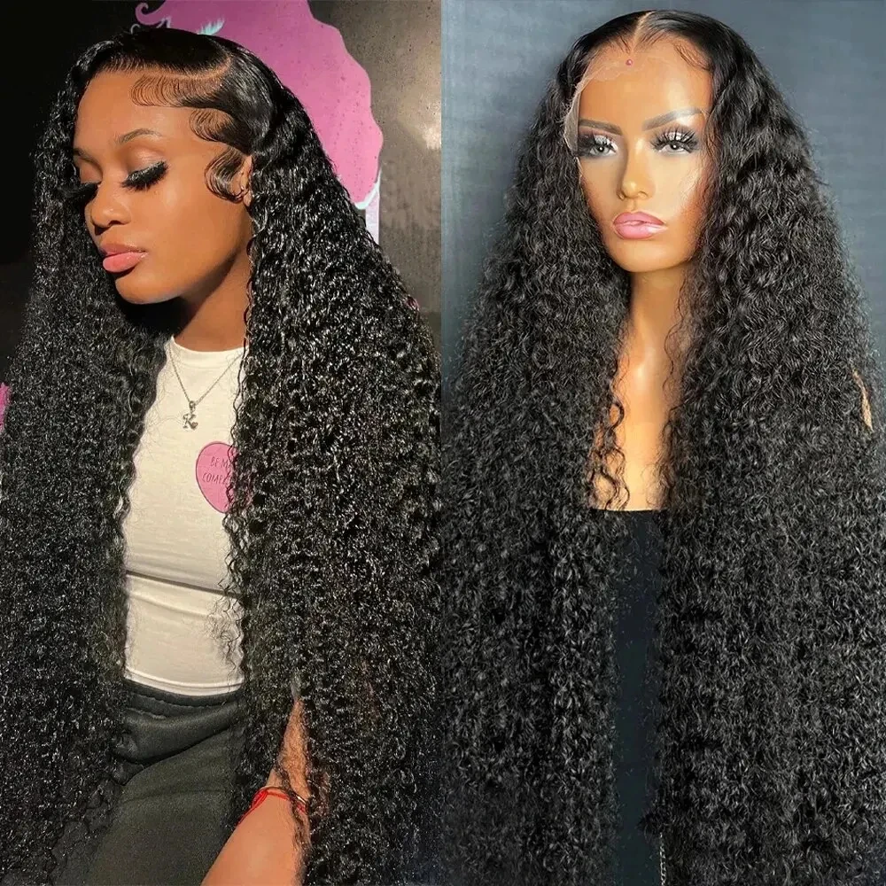 Luvin 250% 34 Inch 13x6 Loose Deep Wave Lace Frontal Wig Brazilian Water Curly 13x4 Lace Front Human Hair Glueless Wig For Women