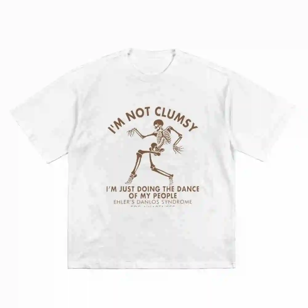 EDS Awareness Not Clumsy Dance Of My People Short Sleeve Tee 100% Cotton T-Shirt