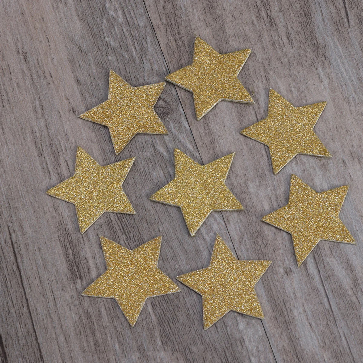 

200Pcs Golden Shimmer Five-Pointed Star Confetti for Wedding Decorations Table Scatter 30Mm Party Favors Festive Supplies