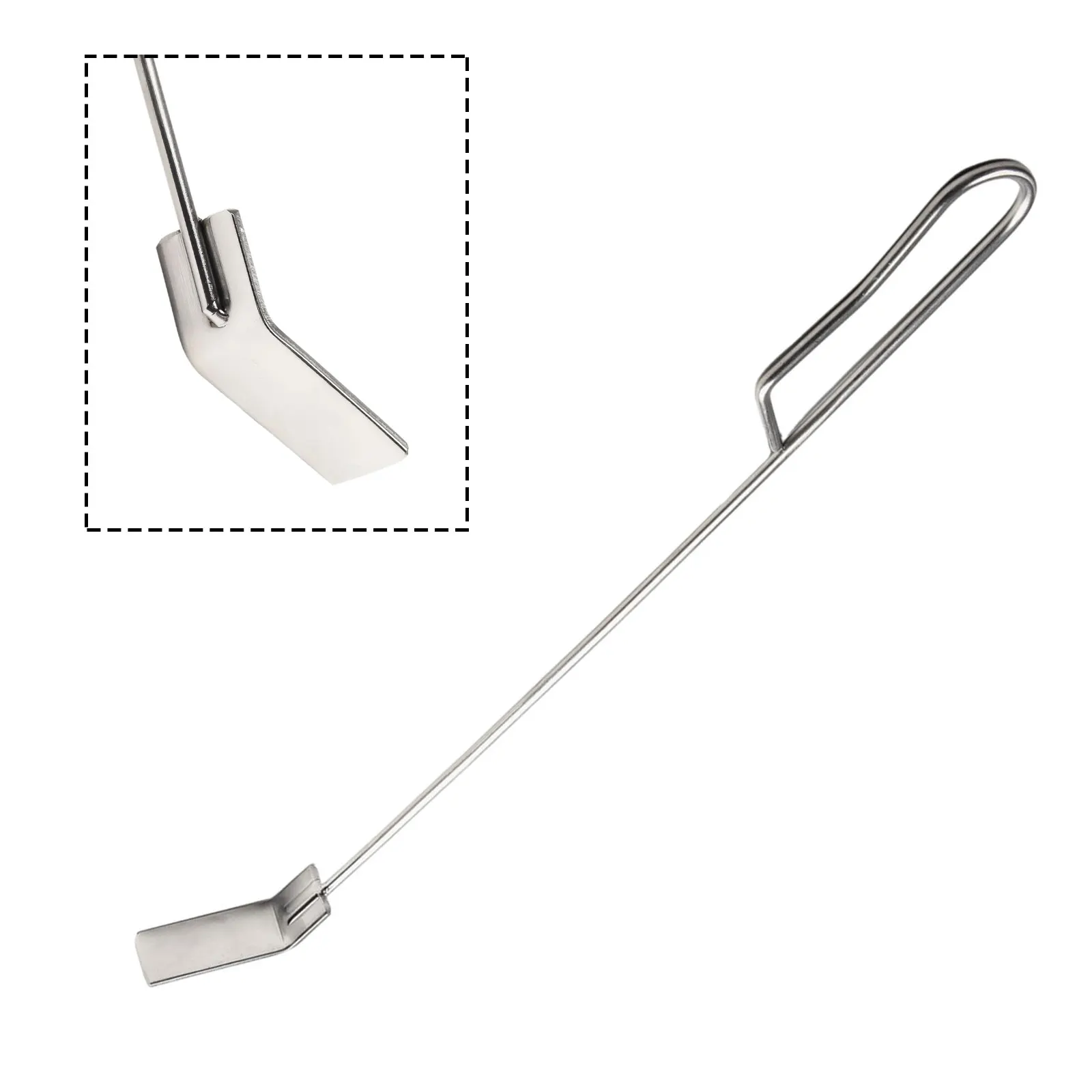 Ash Cleaning Tool Ash Removal Tool Grill Cleaning Barbecue Maintenance High-grade Metal Handle Lengthened Ash Outlet