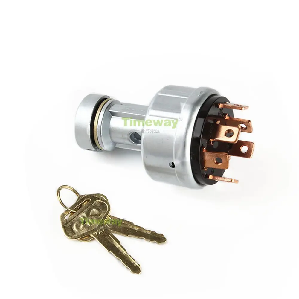 PC200-5 6D95 Five Wire Ignition Switch Start Lock Switch Carter Excavator Accessories Replacement Parts