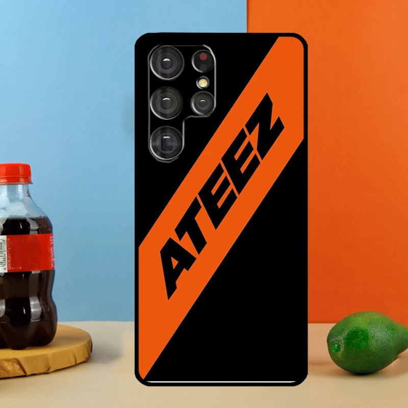 ATEEZ KPOP Phone Case For Samsung Galaxy S23 S22 Ultra S21 S20 FE S8 S9 S10 Plus Note 10 20 Ultra Cover